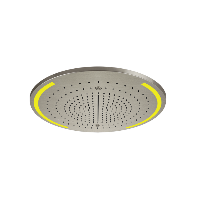 Colour Cover with Lighting System - 57980 Showers GESSI Steel Brushed