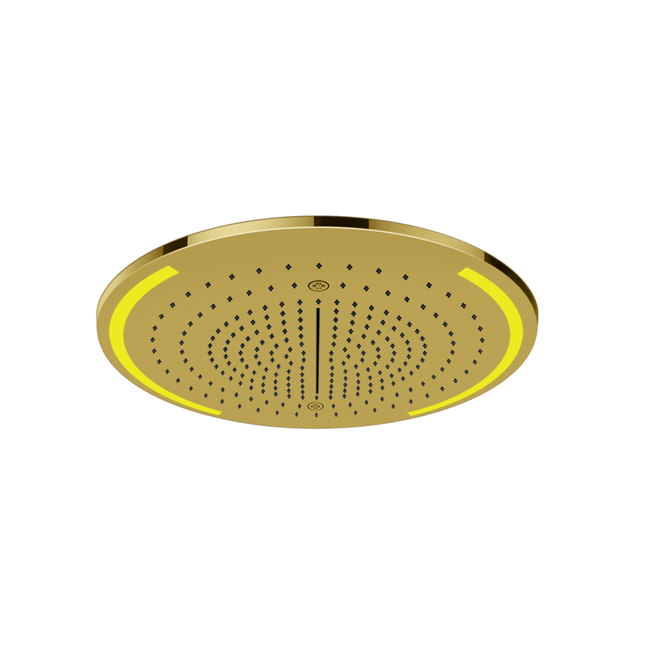 Colour Cover with Lighting System - 57980 Showers GESSI Gold PVD