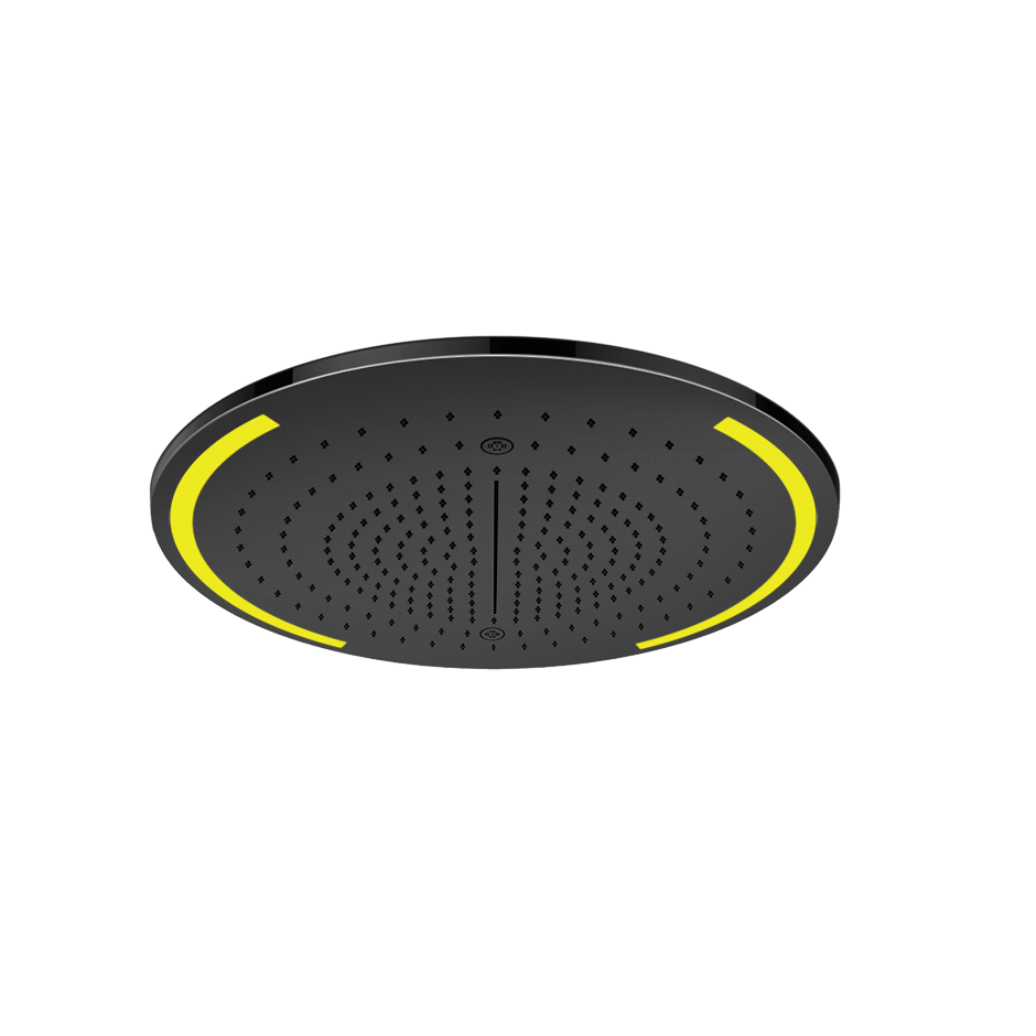 Colour Cover with Lighting System - 57980 Showers GESSI Black Metal PVD