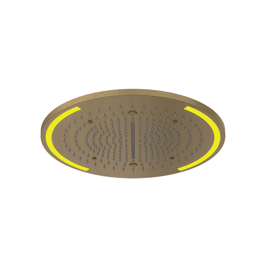 Colour Cover with Lighting System - 57980 Showers GESSI Antique Brass
