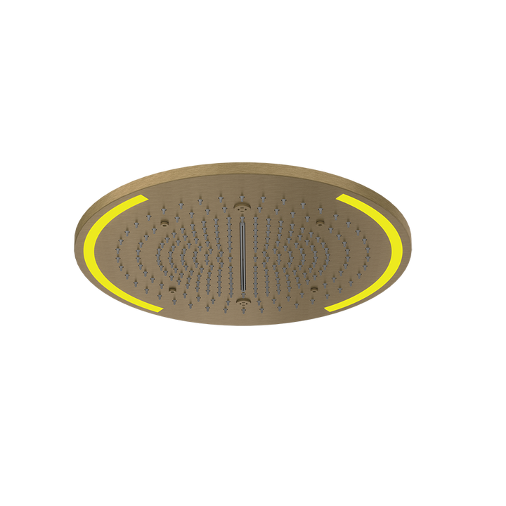 Colour Cover with Lighting System - 57980 Showers GESSI Antique Brass