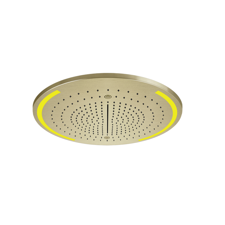 Colour Cover with Lighting System - 57980 Showers GESSI Brass Brushed PVD