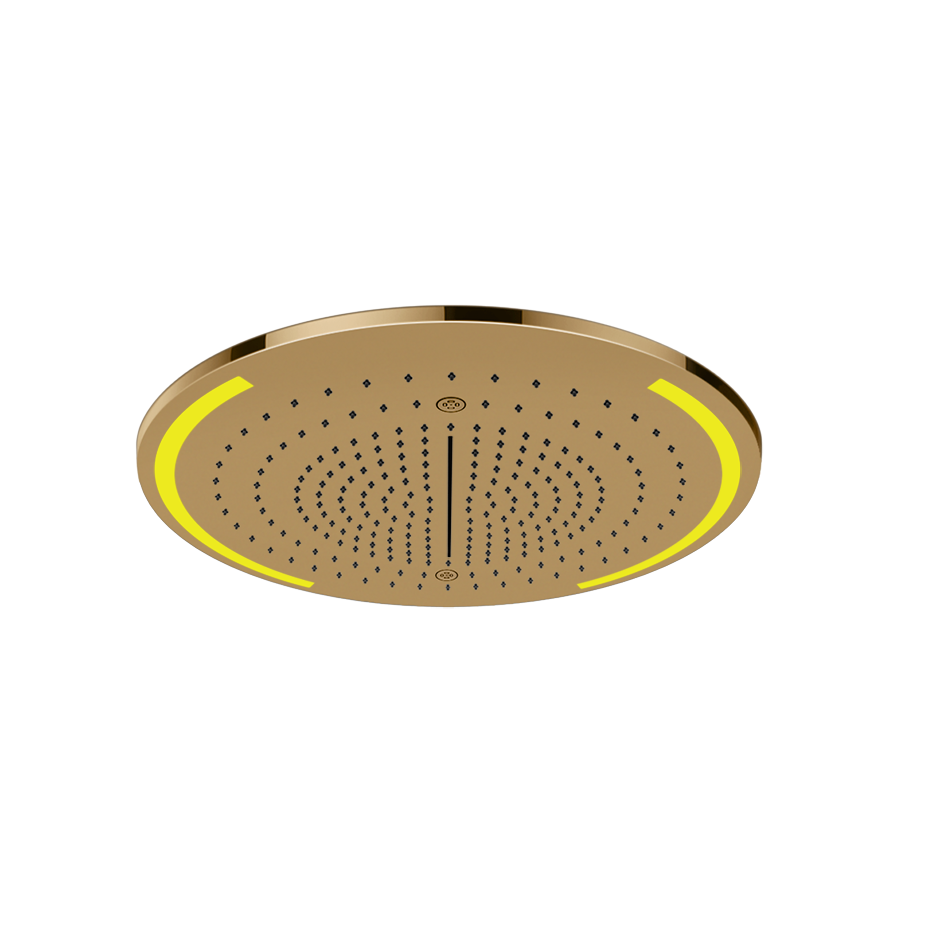 Colour Cover with Lighting System - 57980 Showers GESSI Warm Bronze PVD