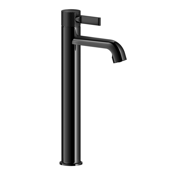 Inciso Bathroom Faucet Without Pop-Up Waste - 58004 Bathroom Accessories GESSI Black Metal PVD