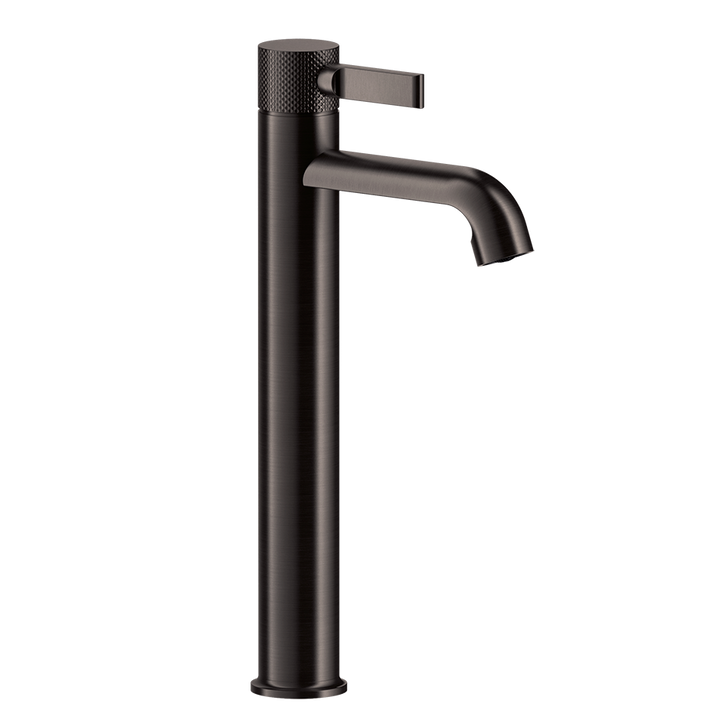 Inciso Bathroom Faucet Without Pop-Up Waste - 58004 Bathroom Accessories GESSI Black Metal Brushed PVD