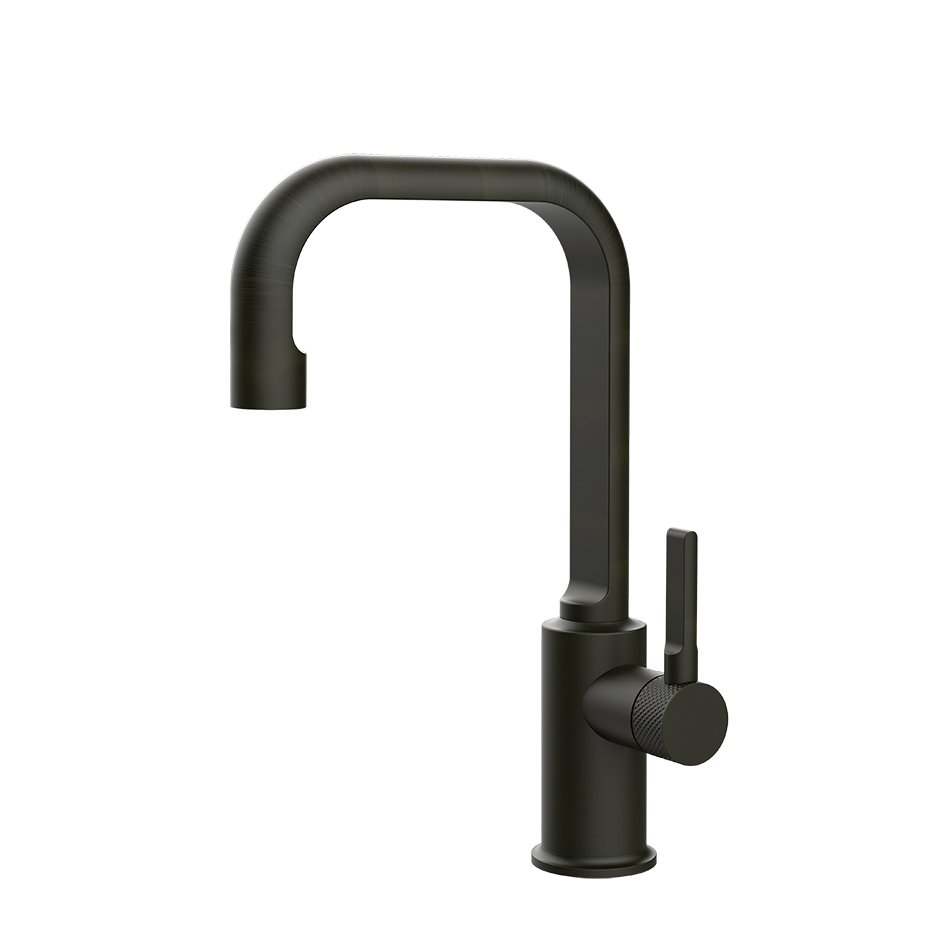 Inciso Basin Mixer - 58006 Bathroom Accessories GESSI Aged Bronze