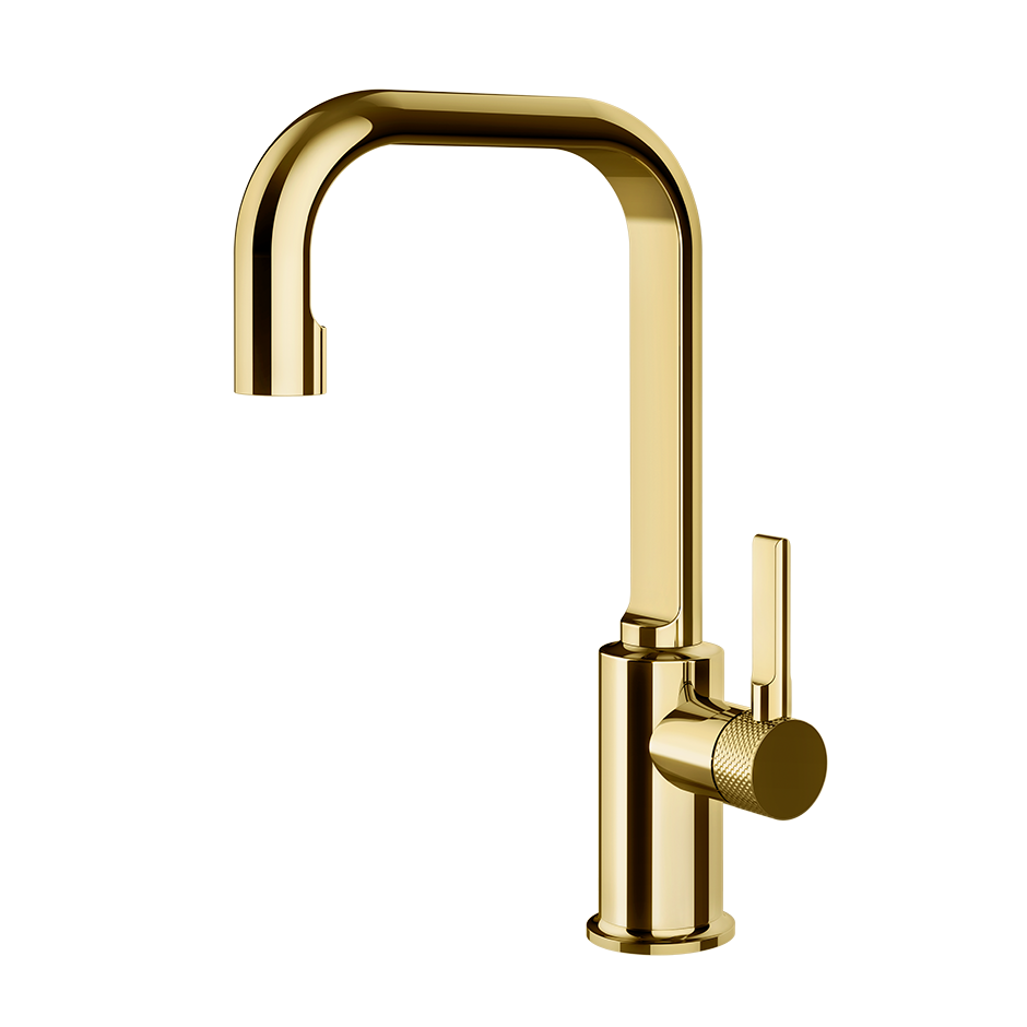Inciso Basin Mixer - 58006 Bathroom Accessories GESSI Gold PVD