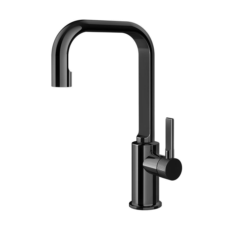 Inciso Basin Mixer - 58006 Bathroom Accessories GESSI Black Metal PVD