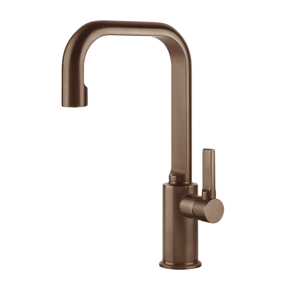 Inciso Basin Mixer - 58006 Bathroom Accessories GESSI Copper Brushed PVD