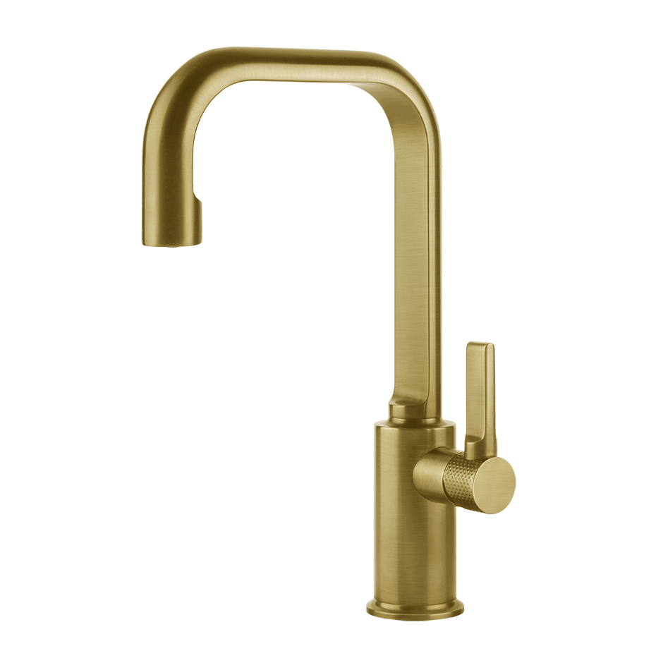 Inciso Basin Mixer - 58006 Bathroom Accessories GESSI Gold Brushed PVD