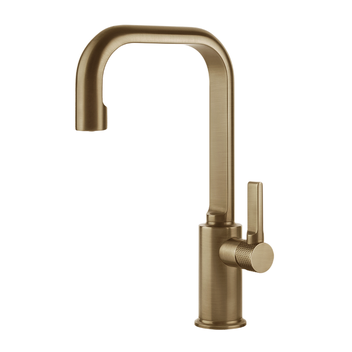 Inciso Basin Mixer - 58006 Bathroom Accessories GESSI Warm Bronze Brushed PVD