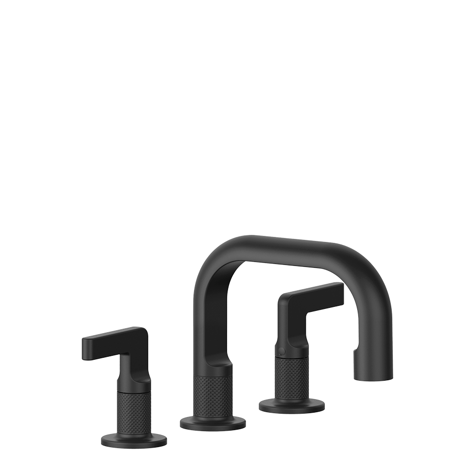 Gessi316 Bathroom Faucet With Pop-Up Waste - 58012 Bathroom Accessories GESSI Matte Black