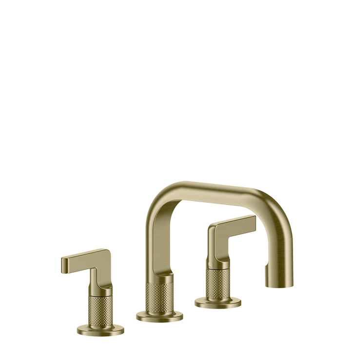 Gessi316 Bathroom Faucet With Pop-Up Waste - 58012 Bathroom Accessories GESSI Brass Brushed PVD