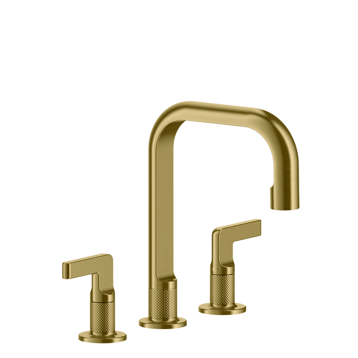 Gessi316 Bathroom Faucet With Pop-Up Waste - 58013 Bathroom Accessories GESSI Gold Brushed PVD
