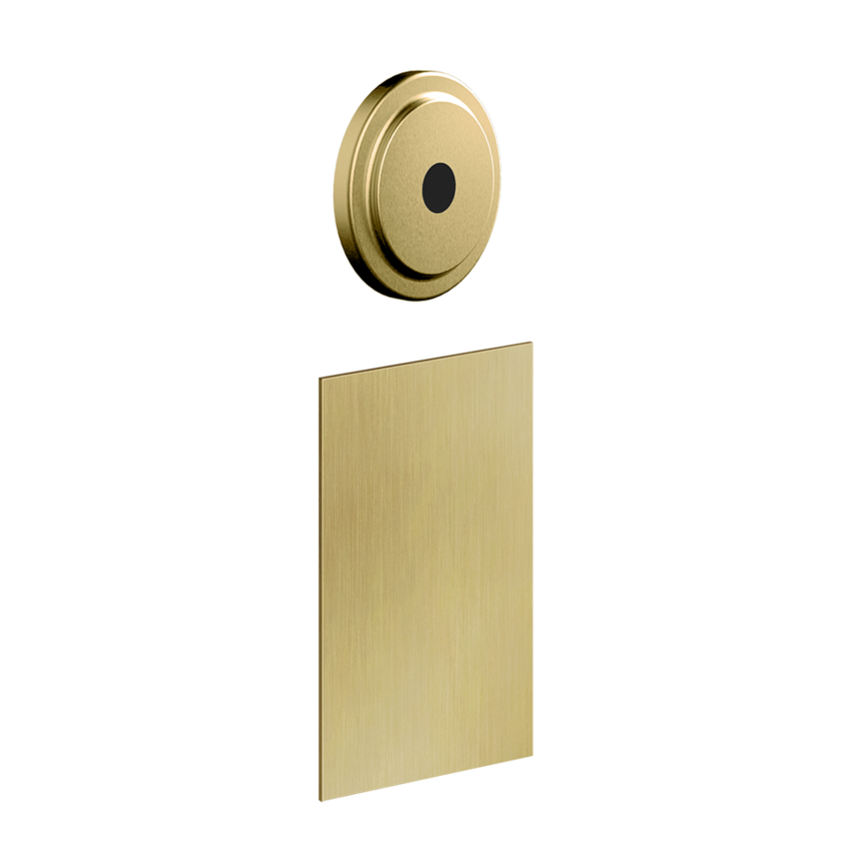 Sensor Taps External parts for built-in electronic separate control with temperature a - 58019 Built In Parts GESSI Gold Brushed PVD