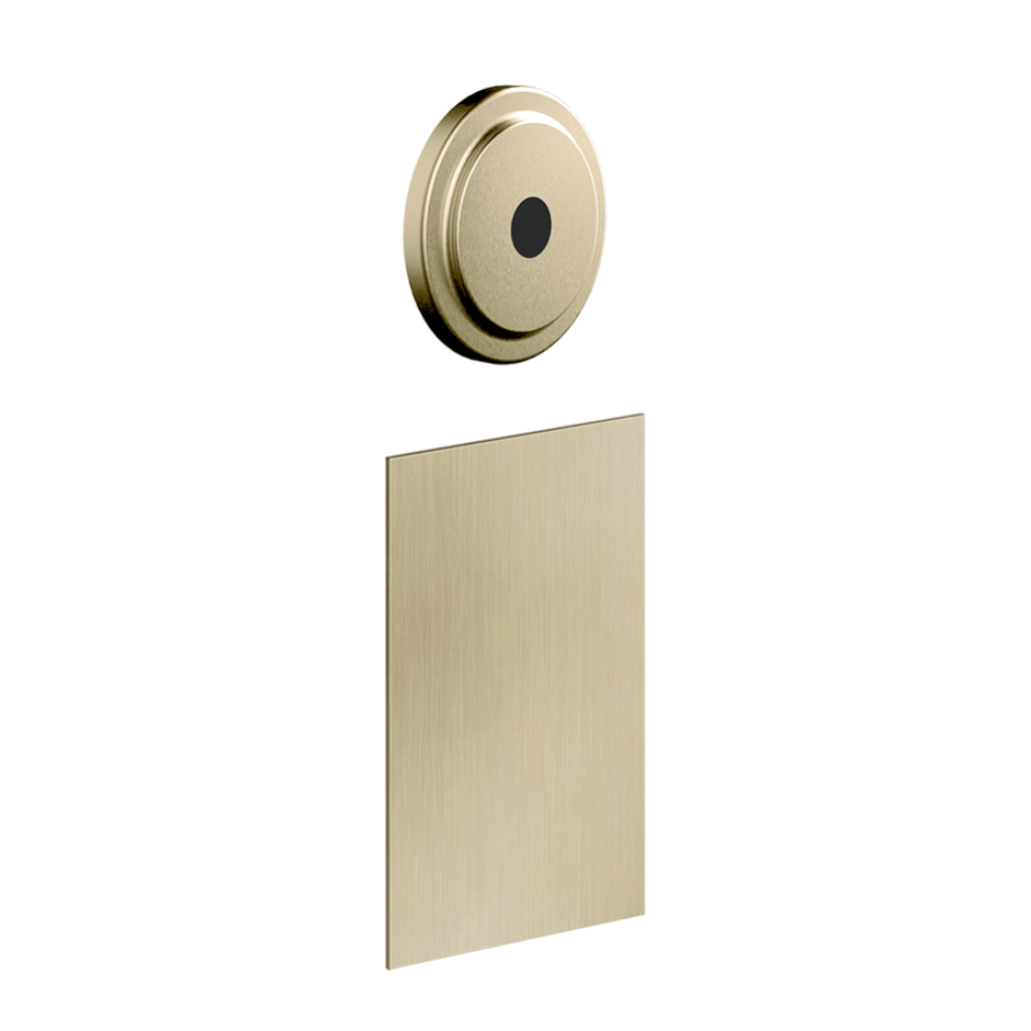 Sensor Taps External parts for built-in electronic separate control with temperature a - 58019 Built In Parts GESSI Brass Brushed PVD