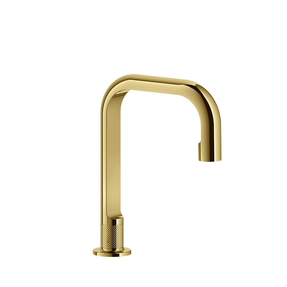 Sensor Taps Electronic basin mixer with temperature and water flow rate adjustment thr - 58023 Built In Parts GESSI Gold PVD