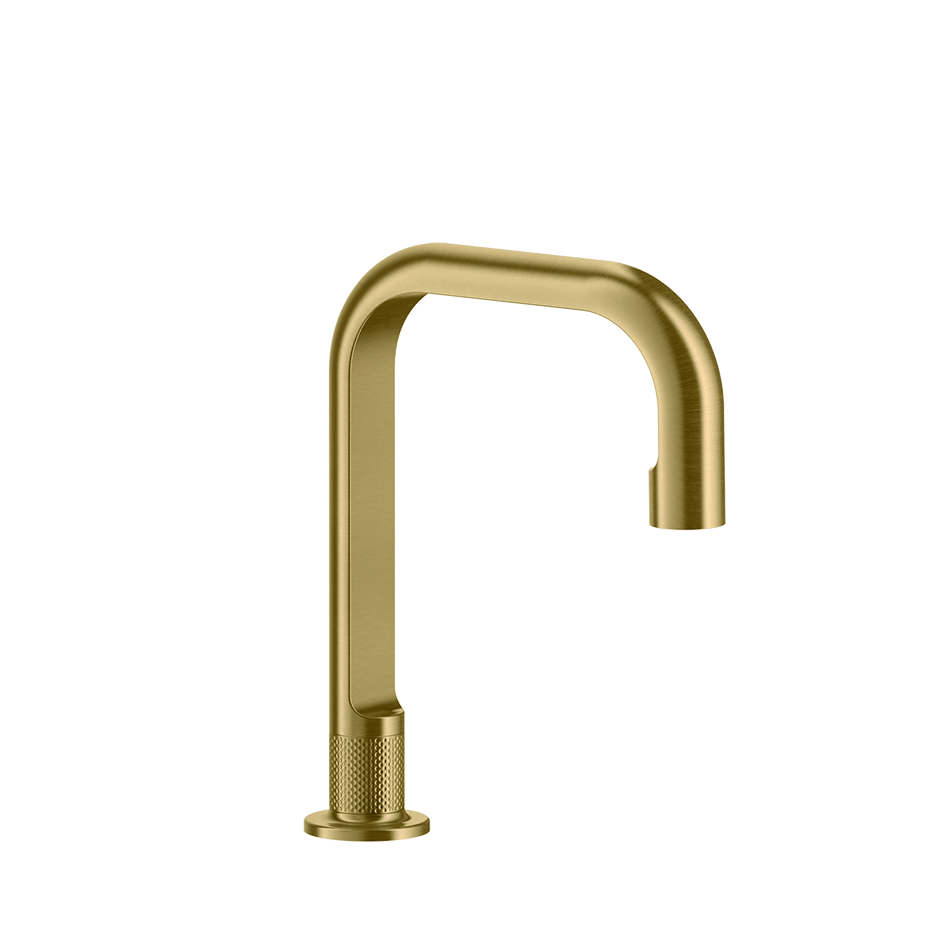 Sensor Taps Electronic basin mixer with temperature and water flow rate adjustment thr - 58023 Built In Parts GESSI Gold Brushed PVD