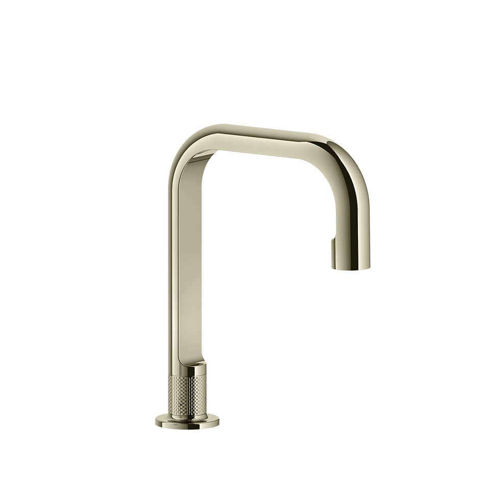 Sensor Taps Electronic basin mixer with temperature and water flow rate adjustment thr - 58023 Built In Parts GESSI Nickel PVD