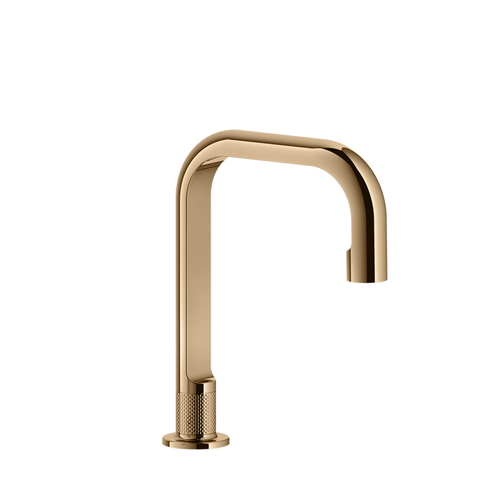 Sensor Taps Electronic basin mixer with temperature and water flow rate adjustment thr - 58023 Built In Parts GESSI Warm Bronze PVD