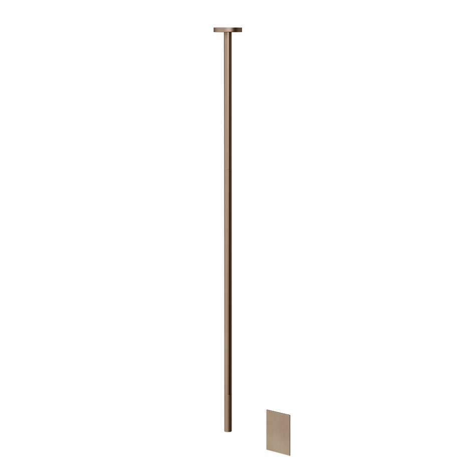 Sensor Taps External part for Ceiling-mounted Electronic mixer with temperature and wa - 58024 Built In Parts GESSI Copper Brushed PVD