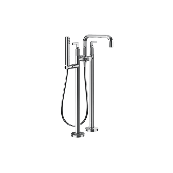 Inciso Tub Filler Trim Set - 58029 Bathroom Accessories GESSI Chrome