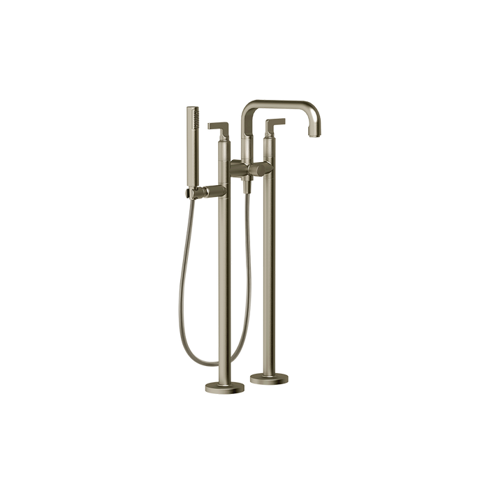 Inciso Tub Filler Trim Set - 58029 Bathroom Accessories GESSI Finox Brushed Nickel
