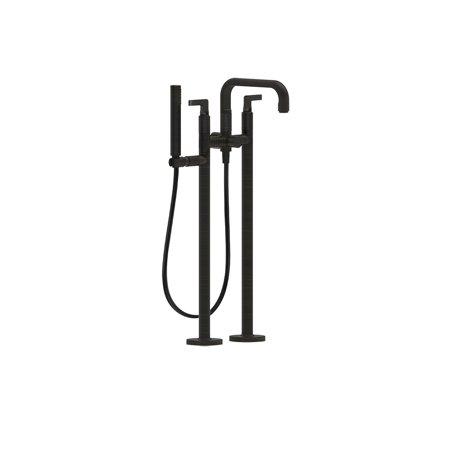 Inciso Tub Filler Trim Set - 58029 Bathroom Accessories GESSI Aged Bronze
