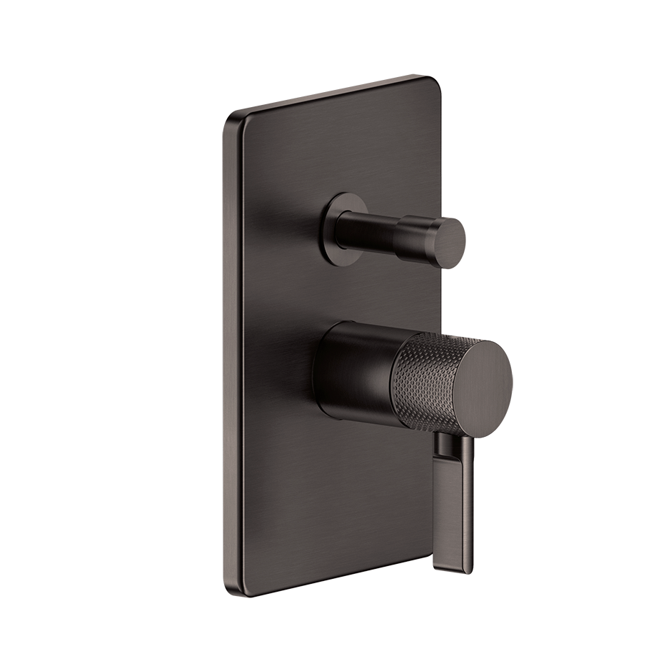 Inciso Shower Mixer - 58079 Bathroom Accessories GESSI Black Metal Brushed PVD