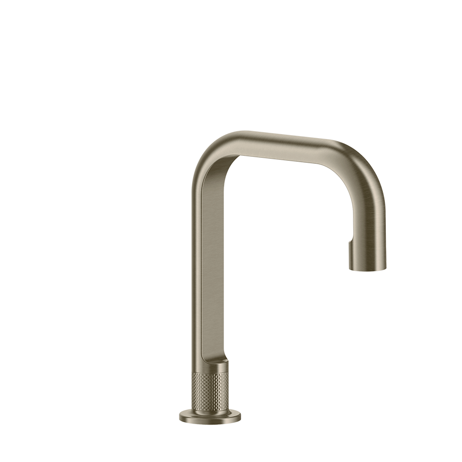 Inciso Basin Spout - 58093 Bathroom Accessories GESSI Finox Brushed Nickel