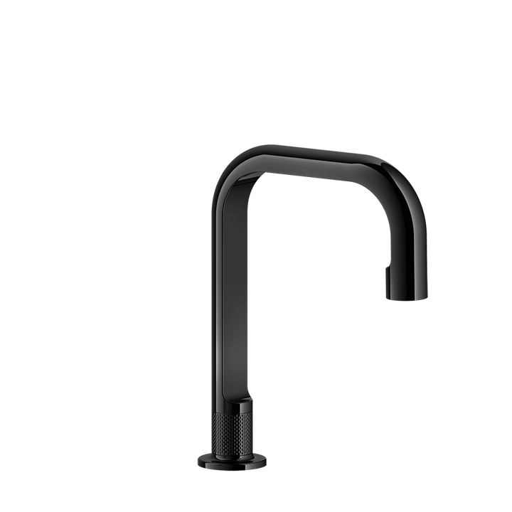 Inciso Basin Spout - 58093 Bathroom Accessories GESSI Black Metal PVD