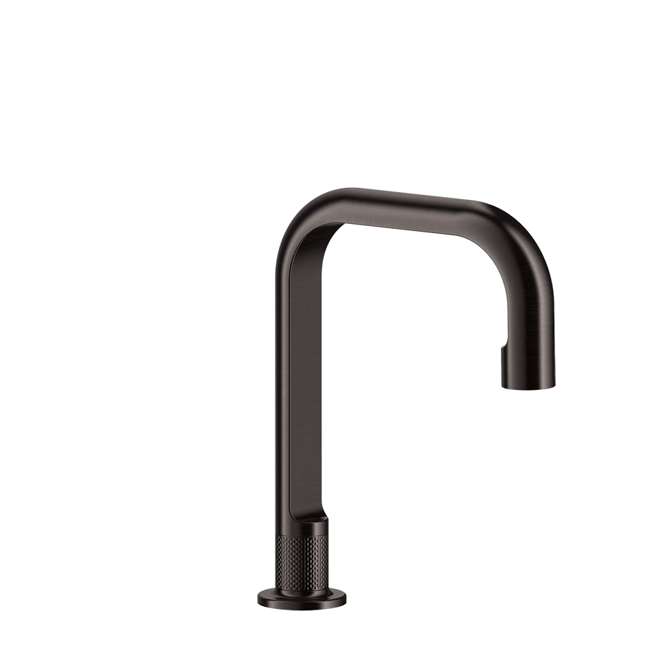 Inciso Basin Spout - 58093 Bathroom Accessories GESSI Black Metal Brushed PVD