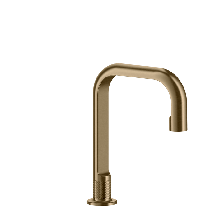 Inciso Basin Spout - 58093 Bathroom Accessories GESSI Warm Bronze Brushed PVD
