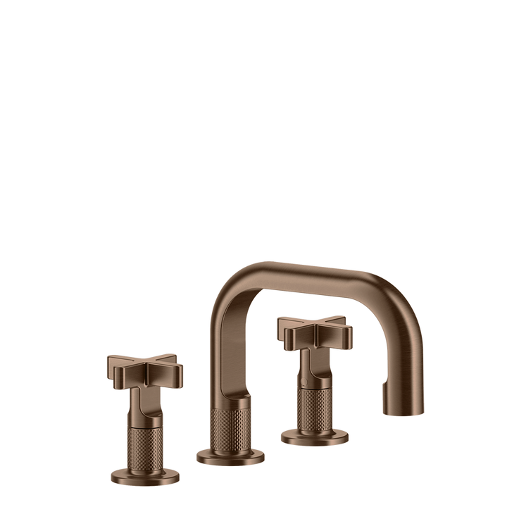 Inciso Bathroom Faucet With Pop-Up Waste - 58111 Bathroom Accessories GESSI Copper Brushed PVD