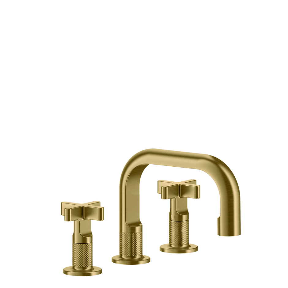 Inciso Bathroom Faucet Without Pop-Up Waste - 58112 Bathroom Accessories GESSI Gold Brushed PVD