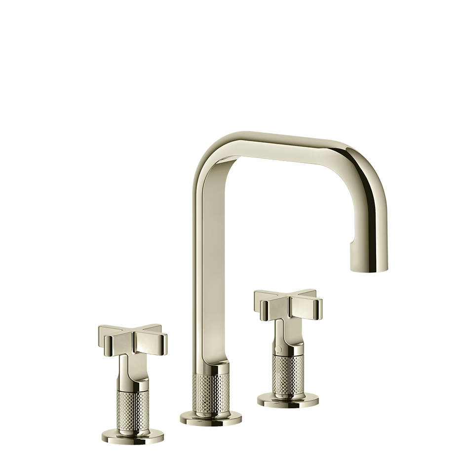 Inciso Bathroom Faucet With Pop-Up Waste - 58113 Bathroom Accessories GESSI Nickel PVD