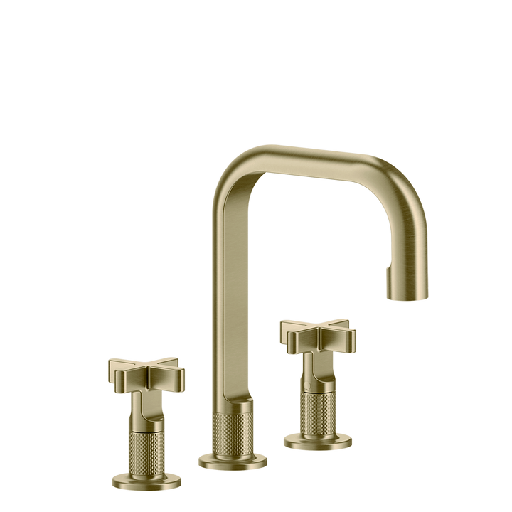 Inciso Bathroom Faucet With Pop-Up Waste - 58113 Bathroom Accessories GESSI Brass Brushed PVD