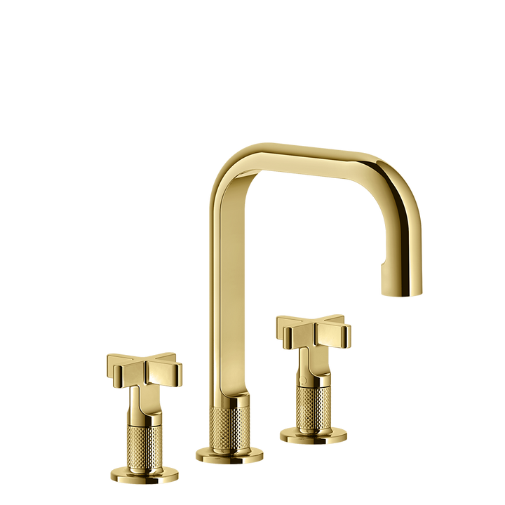 Inciso Bathroom Faucet Without Pop-Up Waste - 58114 Bathroom Accessories GESSI Gold PVD