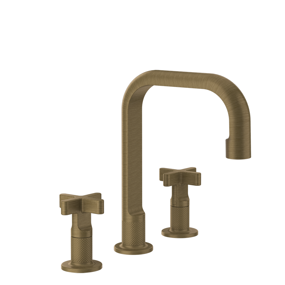 Inciso Bathroom Faucet Without Pop-Up Waste - 58114 Bathroom Accessories GESSI Antique Brass