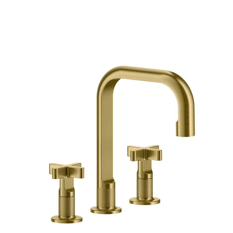Inciso Bathroom Faucet Without Pop-Up Waste - 58114 Bathroom Accessories GESSI Gold Brushed PVD