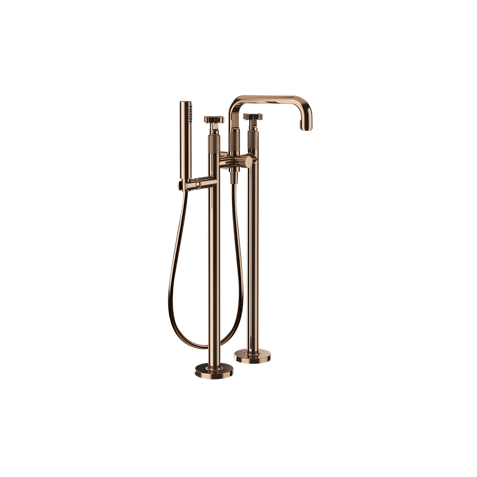Inciso Tub Filler Trim Set - 58129 Bathroom Accessories GESSI Copper PVD