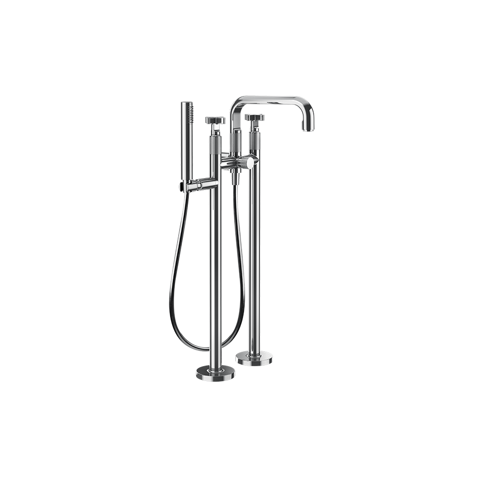 Inciso Tub Filler Trim Set - 58129 Bathroom Accessories GESSI Chrome