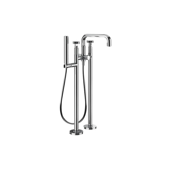 Inciso Tub Filler Trim Set - 58129 Bathroom Accessories GESSI Chrome