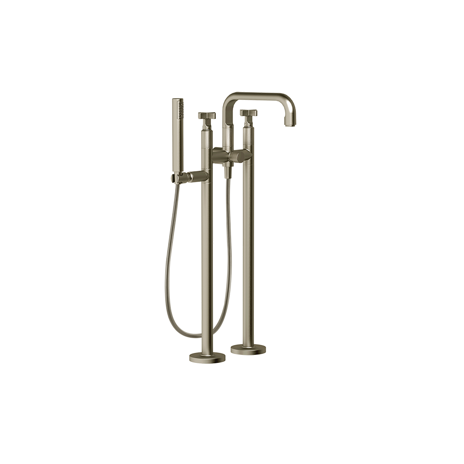 Inciso Tub Filler Trim Set - 58129 Bathroom Accessories GESSI Finox Brushed Nickel