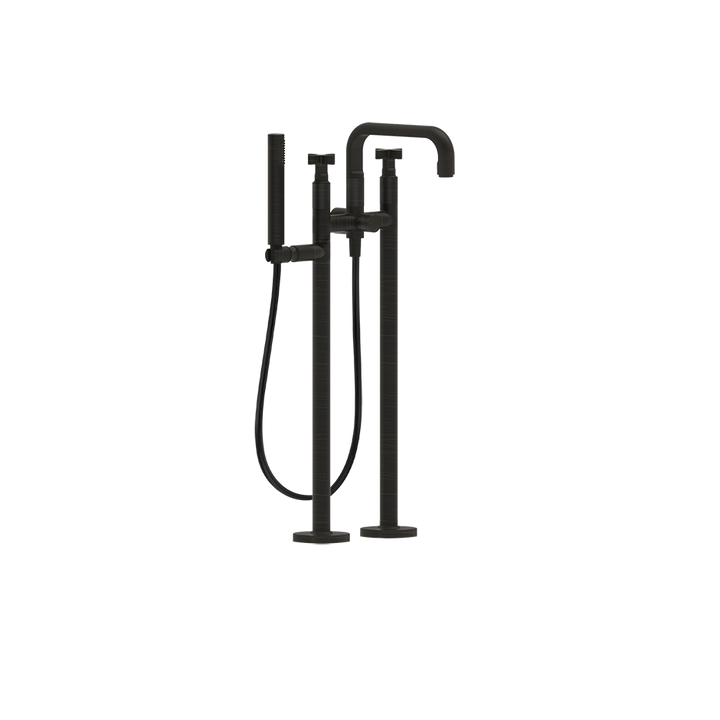 Inciso Tub Filler Trim Set - 58129 Bathroom Accessories GESSI Aged Bronze