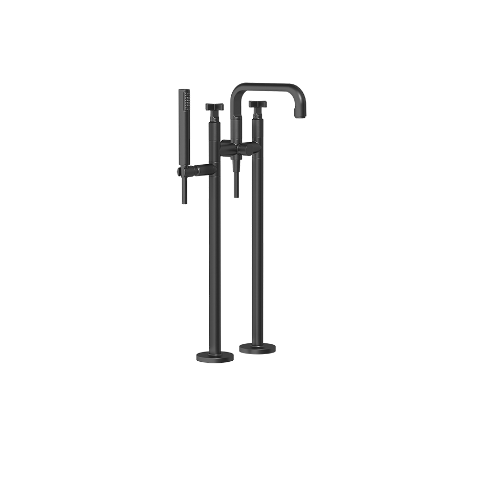 Inciso Tub Filler Trim Set - 58129 Bathroom Accessories GESSI Matte Black