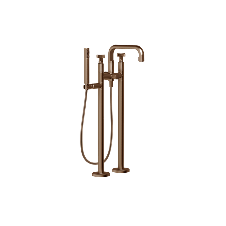 Inciso Tub Filler Trim Set - 58129 Bathroom Accessories GESSI Copper Brushed PVD