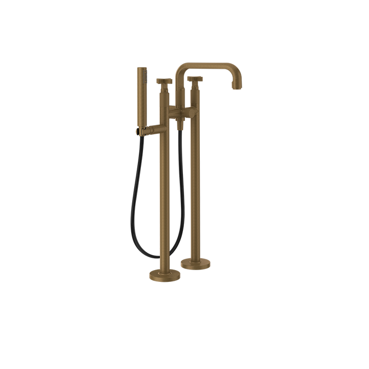 Inciso Tub Filler Trim Set - 58129 Bathroom Accessories GESSI Antique Brass