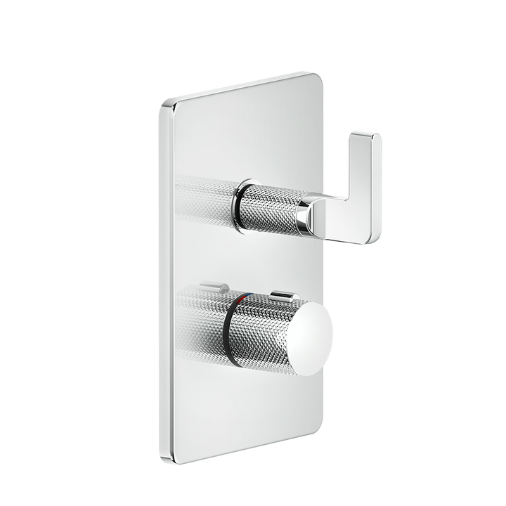 Inciso Thermostatic Trim With Single Volume Control - 58132 Bathroom Accessories GESSI Chrome