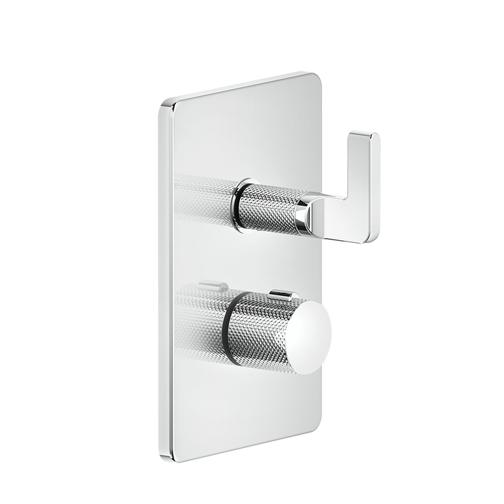 Inciso 3-Way Thermostatic Diverter And Volume Control Trim - 58136 Bathroom Accessories GESSI Chrome